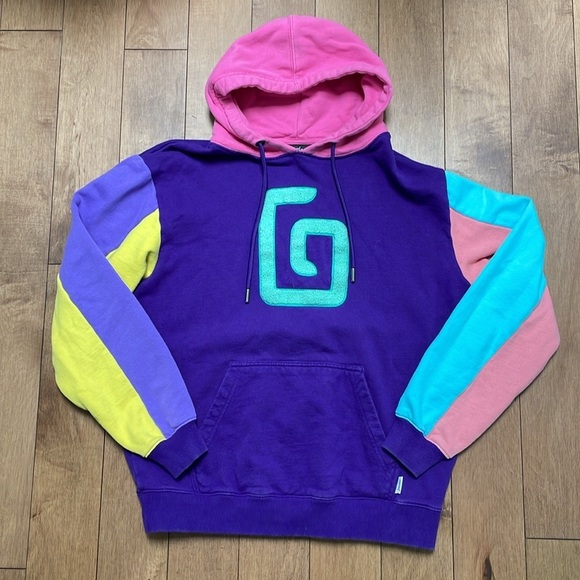 Karl Jacobs Colorblock Enchantment 2021 Hoodie Sweatshirt Rare Medium M - Picture 1 of 11